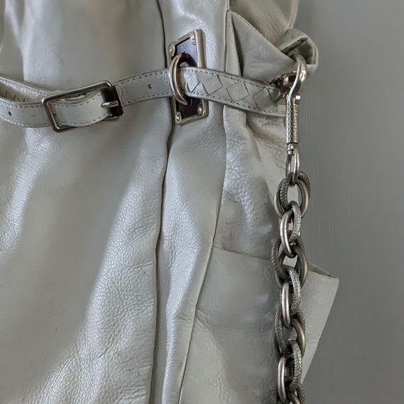 Elliot Lucca , ivory leather handbag - Picture 4 of 5